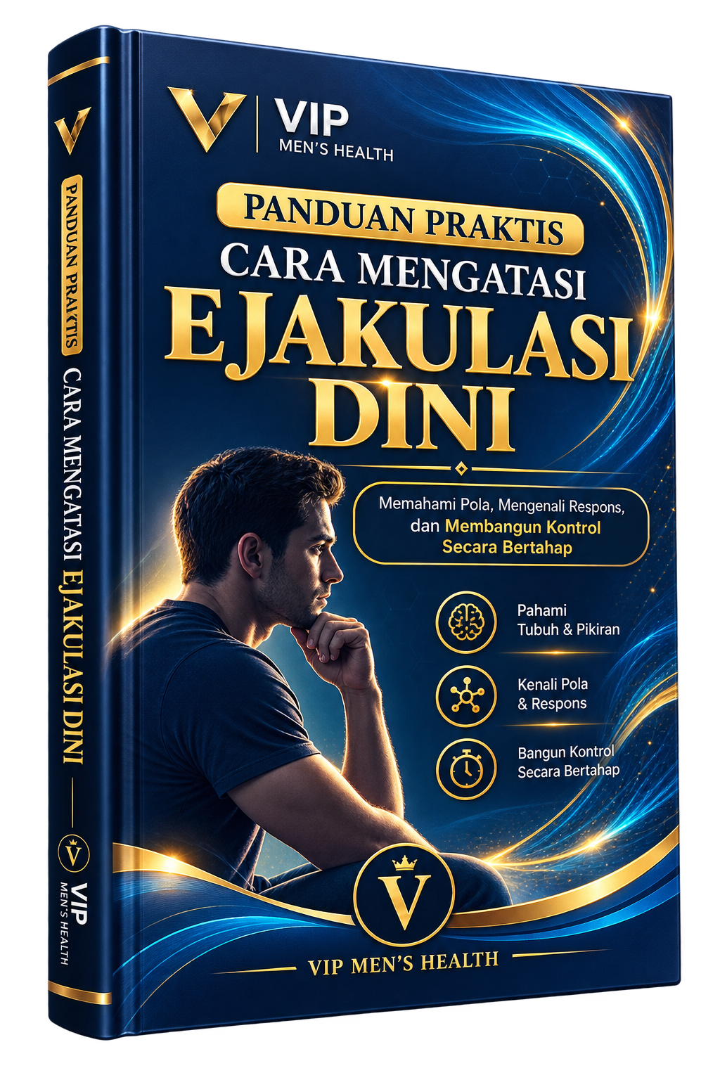 MockUp 3d Produk Panduan Mengatasi Ejakulasi Dini